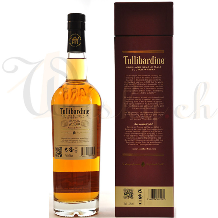 Tullibardine 228 Burgundy Finish