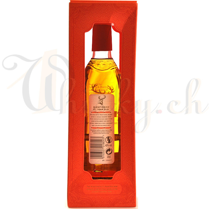 Glenfiddich 21 Years Old RESERVA RUM CASK FINISH 20cl