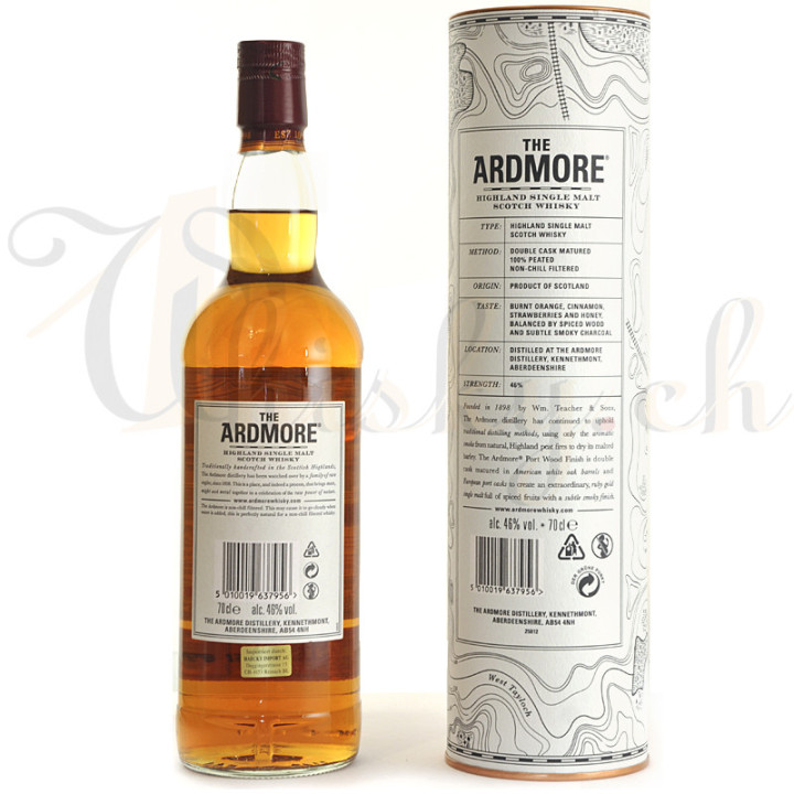 Ardmore 12 Years Port Wood Finish